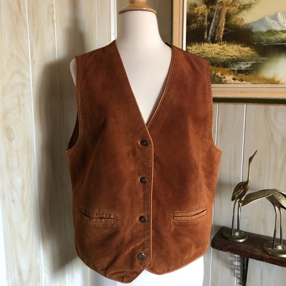 Vintage Suede Women’s Waistcoat Vest
